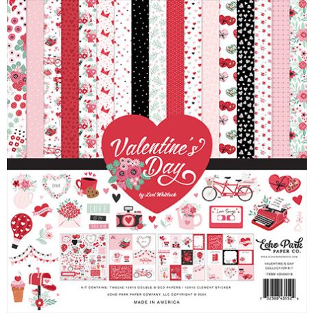 Echo Park Valentine's Day Scrapbook papírkészlet 12" (30 cm) Collection Kit (1 csomag)