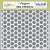 Echo Park Blossoms And Bees Happy Hexagons Stencil 6" (15 cm) Designer Stencil (1 db)