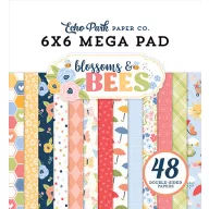   Echo Park Blossoms And Bees Scrapbook papírkészlet 6" (15 cm) Paper Pack (48 lap)