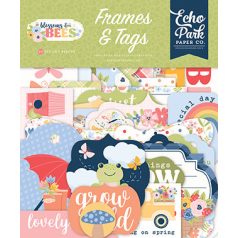   Echo Park Blossoms And Bees Kivágatok Frames & Tags (1 csomag)