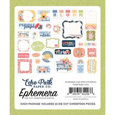 Echo Park Blossoms And Bees Kivágatok Ephemera (1 csomag)