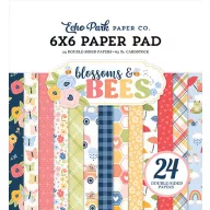   Echo Park Blossoms And Bees Scrapbook papírkészlet 6" (15 cm) Paper Pack (24 lap)