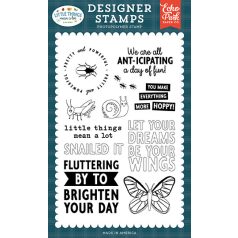   Echo Park Little Things Mean A Lot Pretty And Powerful Szilikonbélyegző Clear Stamps (1 db)