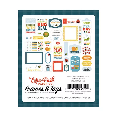 Echo Park Little Things Mean A Lot Kivágatok Frames & Tags (1 csomag)