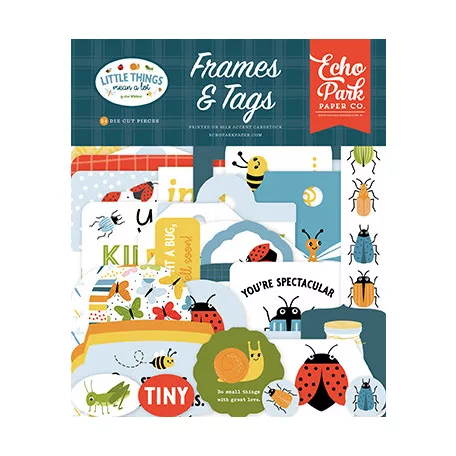Echo Park Little Things Mean A Lot Kivágatok Frames & Tags (1 csomag)