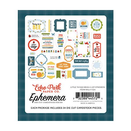 Echo Park Little Things Mean A Lot Kivágatok Ephemera (1 csomag)