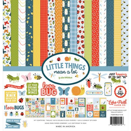 Echo Park Little Things Mean A Lot Scrapbook papírkészlet 12" (30 cm) Collection Kit (1 csomag)
