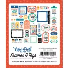 Echo Park Hip Hip Hooray Kivágatok Frames & Tags (1 csomag)