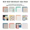 Echo Park Hip Hip Hooray Scrapbook papírkészlet 6" (15 cm) Paper Pack (24 lap)