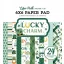 Echo Park Lucky Charm Scrapbook papírkészlet 6" (15 cm) Paper Pack (24 lap)