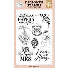   Echo Park Marry Me Wedding Damasks Szilikonbélyegző Clear Stamps (1 db)