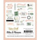 Echo Park Marry Me Kivágatok Titles & Phrases (1 csomag)