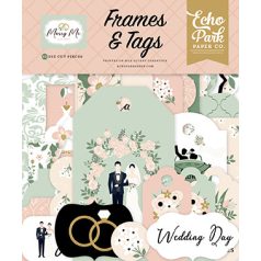 Echo Park Marry Me Kivágatok Frames & Tags (1 csomag)