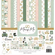   Echo Park Marry Me Scrapbook papírkészlet 12" (30 cm) Collection Kit (1 csomag)