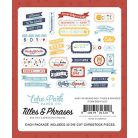 Echo Park Baby On Board - Boy Kivágatok Titles & Phrases (1 csomag)