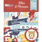Echo Park Baby On Board - Boy Kivágatok Titles & Phrases (1 csomag)