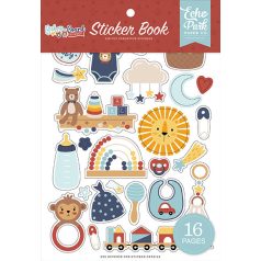   Echo Park Baby On Board - Boy Matrica készlet Sticker Book (16 ív)