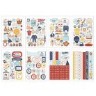 Echo Park Baby On Board - Boy Matrica készlet Sticker Book (16 ív)