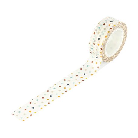 Echo Park Baby On Board - Boy Oh Boy Dots Dekorációs ragasztószalag Washi Tape (1 db)
