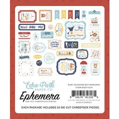 Echo Park Baby On Board - Boy Kivágatok Ephemera (1 csomag)