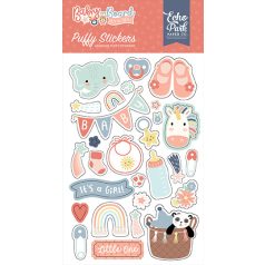   Echo Park Baby On Board - Girl Pufi matrica Puffy Stickers (1 ív)