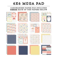   Echo Park Baby On Board - Girl Scrapbook papírkészlet 6" (15 cm) Paper Pack (48 lap)