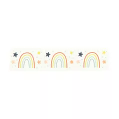  Echo Park Baby On Board - Girl Rainbows And Stars Dekorációs ragasztószalag Washi Tape (1 db)