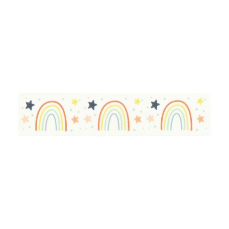 Echo Park Baby On Board - Girl Rainbows And Stars Dekorációs ragasztószalag Washi Tape (1 db)