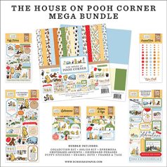   Echo Park The House At Pooh Corner Scrapbook alkotócsomag 12" (30 cm) Mega Bundle (1 csomag)