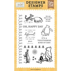   Echo Park The House At Pooh Corner Who We Have Szilikonbélyegző Clear Stamps (1 db)