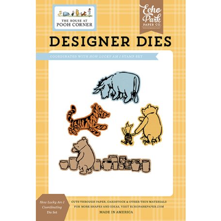 Echo Park The House At Pooh Corner How Lucky Am I Vágósablon, bélyegzőhöz Coordinating Die Set (1 db)