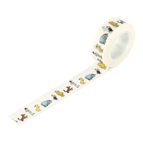 Echo Park The House At Pooh Corner Hundred Acre Wood Friends Dekorációs ragasztószalag Washi Tape (1 db)