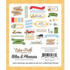 Echo Park The House At Pooh Corner Kivágatok Titles & Phrases (1 csomag)