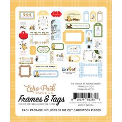   Echo Park The House At Pooh Corner Kivágatok Frames & Tags (1 csomag)