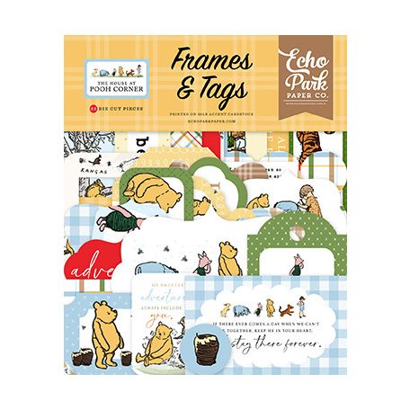 Echo Park The House At Pooh Corner Kivágatok Frames & Tags (1 csomag)