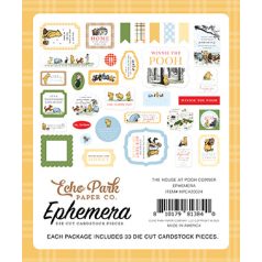   Echo Park The House At Pooh Corner Kivágatok Ephemera (1 csomag)