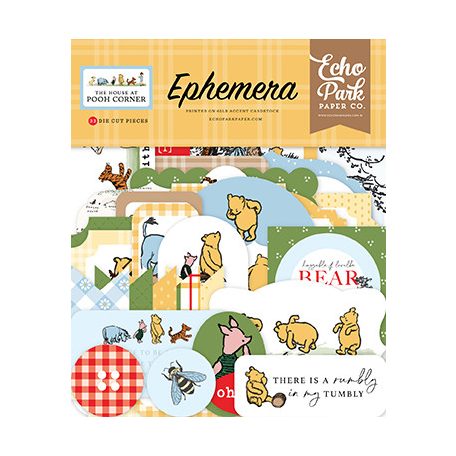 Echo Park The House At Pooh Corner Kivágatok Ephemera (1 csomag)