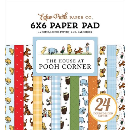 Echo Park The House At Pooh Corner Scrapbook papírkészlet 6" (15 cm) Paper Pack (24 lap)