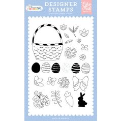   Echo Park Bunnies And Baskets Build A Basket Szilikonbélyegző Clear Stamps (1 db)