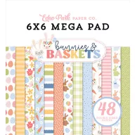   Echo Park Bunnies And Baskets Scrapbook papírkészlet 6" (15 cm) Paper Pack (48 lap)