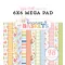 Echo Park Bunnies And Baskets Scrapbook papírkészlet 6" (15 cm) Paper Pack (48 lap)