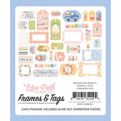   Echo Park Bunnies And Baskets Kivágatok Frames & Tags (1 csomag)