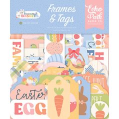   Echo Park Bunnies And Baskets Kivágatok Frames & Tags (1 csomag)