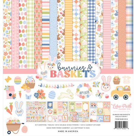Echo Park Bunnies And Baskets Scrapbook papírkészlet 12" (30 cm) Collection Kit (1 csomag)