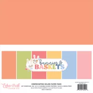   Echo Park Bunnies And Baskets Papírkészlet 12" (30 cm) Coordinating Solids Paper Pack (6 lap)