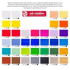   Talens Amsterdam akrilfesték készlet 12 ml - Pastel Acrylics (36 db)