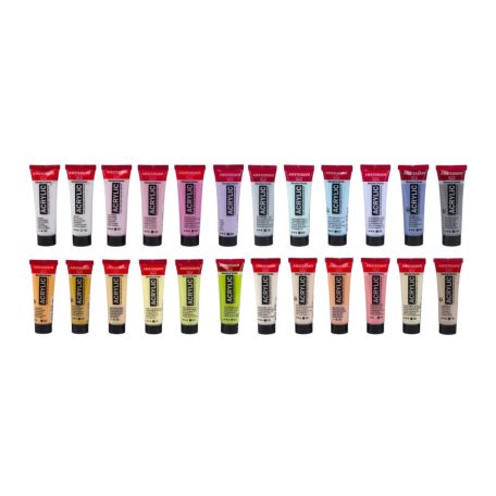 Talens Amsterdam akrilfesték készlet 20 ml - Soft Colors Acrylics (24 db)