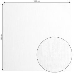   100 ív Scrapbook alapkarton Texturált felületű - 12" (30 cm) - white - fehér - Cardstock texture