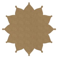 AladinE Mandala MDF Alap 30 cm - 2 - Dot painting (1 db)