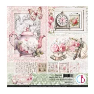   Ciao Bella Timeless Moments Scrapbook papírkészlet 8" (20 cm) Paper Pad (12 ív)